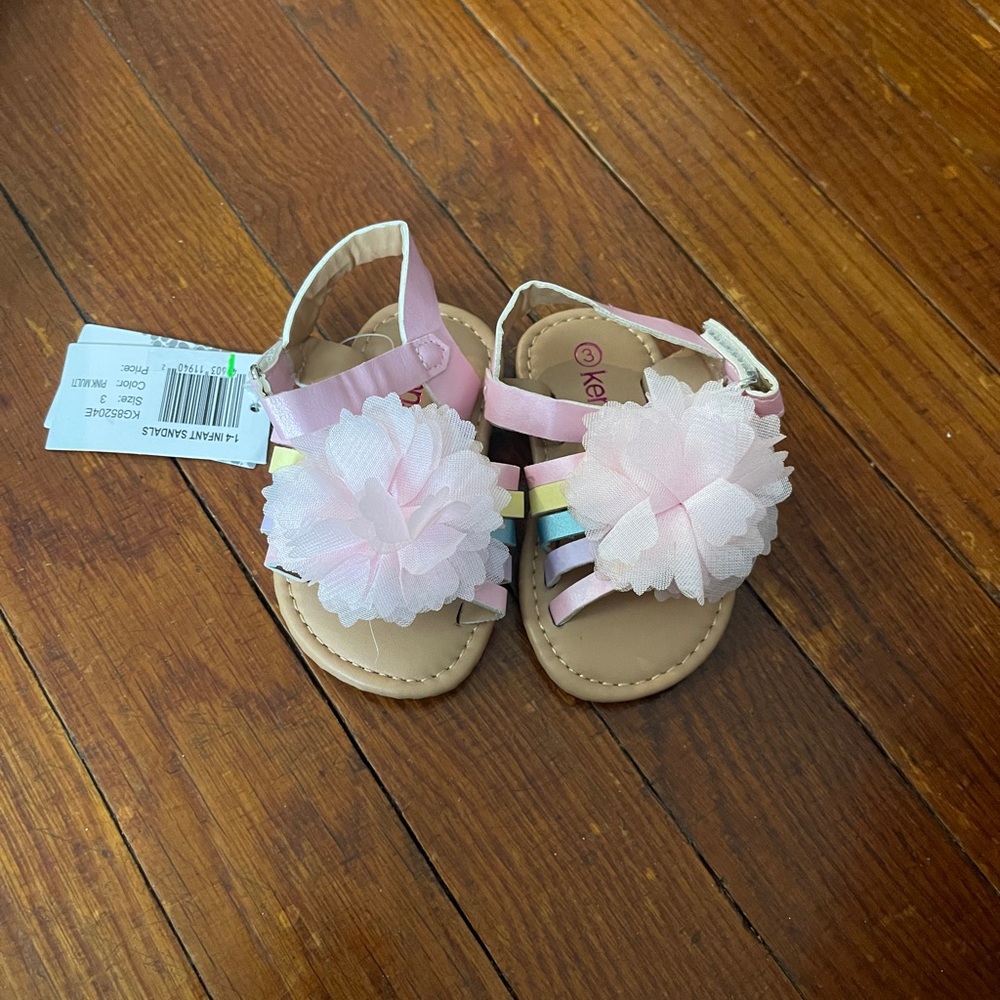 Baby girl Kensie sandals 3 read Desc